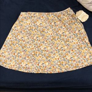 Altar’d State Floral Skirt, brand new